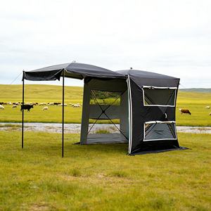 Tente latérale de camping-car à structure stabilisée, vente chaude, directement de l'usine, portable pour activités de camping en extérieur - Product Image 1