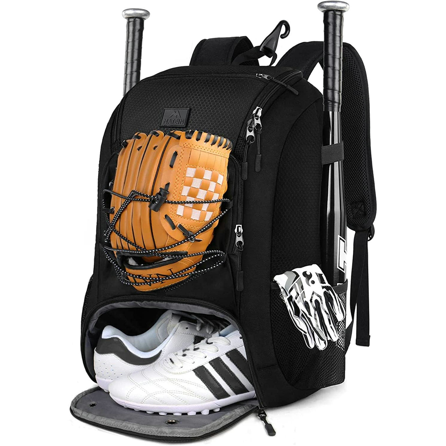 Sac à dos de baseball, sac de softball et T-Ball avec compartiment à