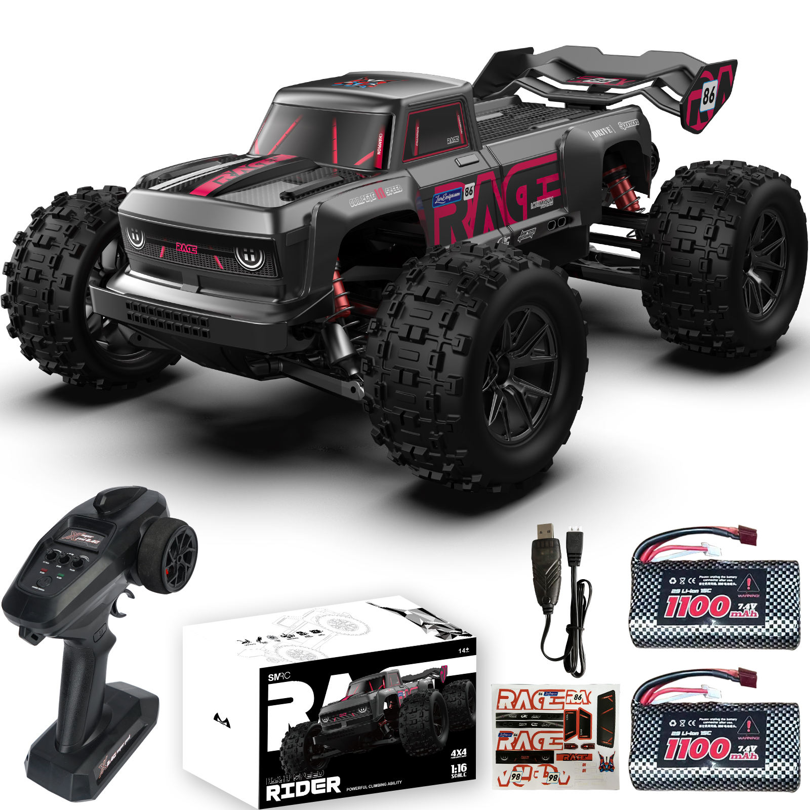 SMRC-S910-Noir-Rose (double batteries)