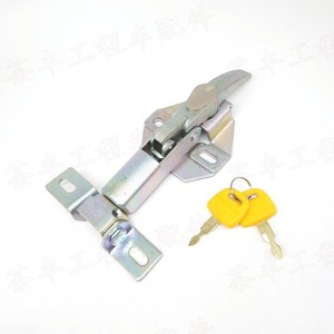 Cerradura Cilíndrica para la Cubierta del Motor de Excavadora Kobelco, SK200 120 260-6 8, con 2 Llaves, Gris, Grado ANSI 3 - Product Image 1