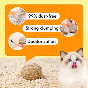 <span class=keywords><strong>Arena</strong></span> para Gatos <span class=keywords><strong>de</strong></span> Yuca Natural Premium, 100% a Base <span class=keywords><strong>de</strong></span> Plantas, Biodegradable, Desechable por el Inodoro, Ecológica, Altamente Absorbente - Product Image 4