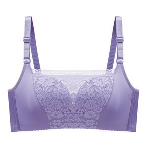 Nuevo estilo, sujetador sexy de encaje sin aros, con forro transpirable, ajustable, copa 3/4, push-up para mujer - Product Image 5