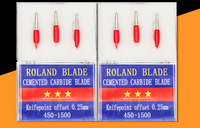 Cuchilla de Carburo Cementado para Plotter de Corte de Vinilo de Alta Calidad, Compatible con Roland, Personalizable, con Certificación IECEE, Longitud de 23.5 mm, Grosor de 2.0 mm