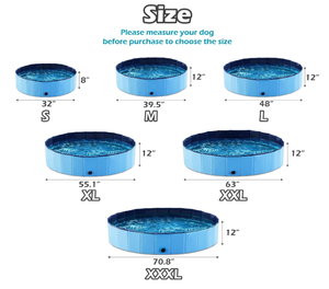 राजकथा फोल्डेबल pvc पालतू स्नान पूल पिग छोटे बड़े कुत्तों के लिए बिल्लियों बच्चों के लिए टिकाऊ प्लास्टिक के लिए बिल्लियाँ बच्चों - Product Image 3