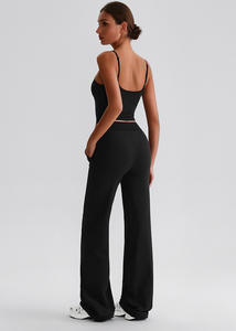 <span class=keywords><strong>Abbigliamento</strong></span> sportivo all'ingrosso <span class=keywords><strong>abbigliamento</strong></span> Yoga Gym Fitness atletico Activewear accartoccia Leggings gilet reggiseno set allenamento per le donne - Product Image 6