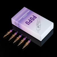 Cartouche d'aiguilles de maquillage Permanent pour tatouage des sourcils, 100 pièces, accessoire pour Machine à tatouer, Kit