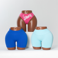 Mannequin de vitrine en plastique PP grande taille pour lingerie, avec contour réaliste et fessier robuste