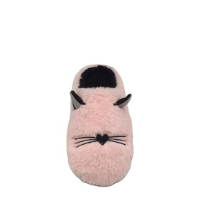 Nouvelles pantoufles pour femmes, modèle mignon chat, usage quotidien, en laine, chaussures d'<span class=keywords><strong>hiver</strong></span>, <span class=keywords><strong>mules</strong></span> HCG pour femmes, chaussures d'intérieur pour l'<span class=keywords><strong>hiver</strong></span> - Product Image 2