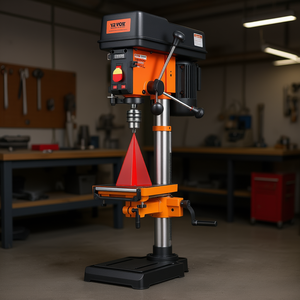 Perceuse à colonne de table Vevor 12 pouces à vitesse variable, en fonte, 120V 5 Ampères, haute rigidité, outil industriel - Product Image 2