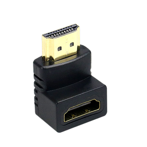 Usine en gros Standard plaqué or <span class=keywords><strong>HDMI</strong></span> mâle à femelle 90 degrés Angle droit <span class=keywords><strong>coude</strong></span> <span class=keywords><strong>adaptateur</strong></span> extension <span class=keywords><strong>adaptateur</strong></span> <span class=keywords><strong>HDMI</strong></span> - Product Image 2