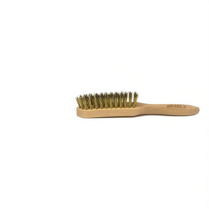 Brosse à main Ttake avec manche en bois, poils en acier 4x15x25 mm, 24 fils - Product Image 2