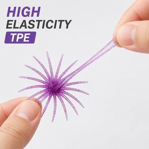 Esca Morbida Bionica a Forma di Riccio Marino in Silicone TPE Galleggiante OEM, Stile Coike, con Punte, per Attrezzatura <span class=keywords><strong>da</strong></span> Pesca al Bass - Product Image 6
