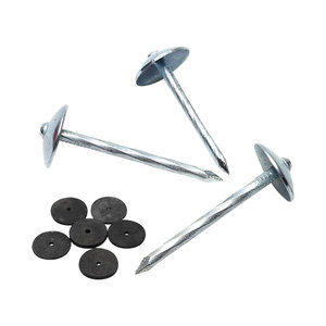 Clavos espiral Para techos CON jebe 1 3/4นิ้วหัวร่ม2นิ้วตะปูหลังคาลูกฟูกชุบสังกะสีพร้อ<span class=keywords><strong>ม</strong></span>เครื่องซักผ้ายาง - Product Image 4