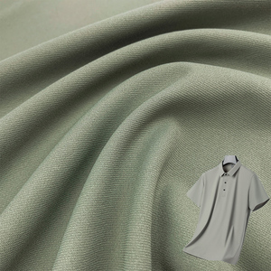 4 Way Elastic <strong>Polyamide</strong> Textured Breathable Smooth Moisture Wicking Spandex Fabric for Sportswear Polo Shirt - Product Image 1