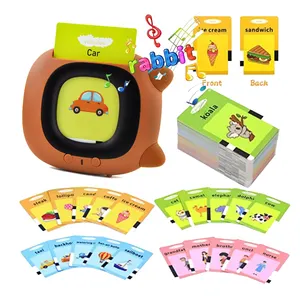 Kartu Belajar Berbicara 112 Cards 224 Sight Indonesian Words Talking Flash Card Toy Pad Learning Toys For Toddlers 1-6