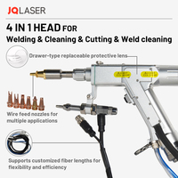 En stock, prix réduit, machine de soudage au laser HWE 4 en 1, soudeuse au laser à fibre portable pour métal