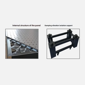 Plateforme d'isolation des vibrations amorties série FPT-P09-06 FPT-P, table optique à structure alvéolaire, Guangdong Powerless - Product Image 1