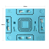 Tapis magique multifonctionnel en Silicone, pour la réparation de téléphones portables, caméra à matrice de points, reconnaissance faciale, processeur, étain