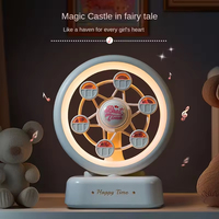 Lampe LED en forme de grande roue, lumière d'ambiance nocturne, éclairage doux pour chambre à coucher, décoration de chambre d'enfant