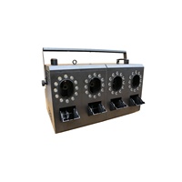 Machine à fumée et bulles DMX RGBW à 4 sorties, professionnelle pour scène, DJ, mariage, fête, événement magique
