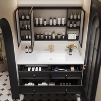 Meuble-lavabo mural suspendu pour salle de bain, vente chaude