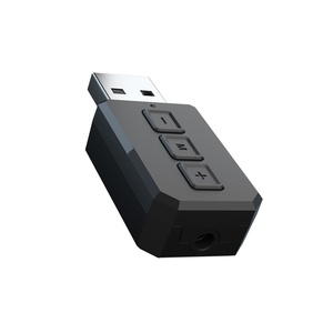 无线 5.0 接收器 USB 二合一音频发射器 适用于 <span class=keywords><strong>CD</strong></span> 播放器 笔记本电脑 随机佩戴式免提适配器 3.5 毫米接口 即插即用 10m - Product Image 1