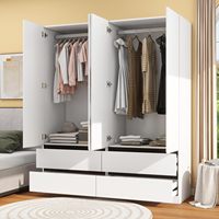 Armoire blanche avec 4 tiroirs