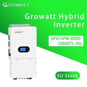 Convertisseur solaire hybride Growatt série SPM 8000TL-HU 10000TL-HU 8KW 10KW pour usage domestique avec fonction prête pour la batterie - Product Image 1