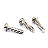 OEM 304 Stainless Steel Plain Finish Phillips Pan Head Self Tapping Screw Metric M3.5 US Number 10 Sheet Metal Wood Fastener