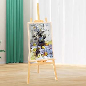 80cm 105cm 125cm Wooden <strong>Desktop</strong> <strong>Easel</strong> for Announcement Boards, Paintings, or Canvases - Product Image 5