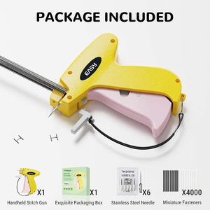 पोर्टेबल त्वरित कपड़े फिक्सर हैंडहेल्ड टैग गन मशीन हार्ड प्लास्टिक माइक्रो सिलाई गन सिलाई उपकरण मूल्य टैग गन - Product Image 3