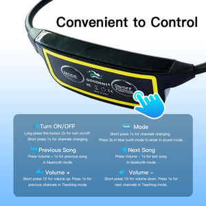 ชุดหูฟังส่งสัญญาณแบบกระดูกสำหรับกีฬาทางน้ำ ระยะ 200 เมตร กันน้ำ - Product Image 5