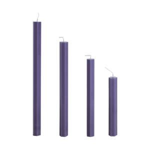 Moldes de vela de Pilar superior puntiagudo <span class=keywords><strong>hexagonal</strong></span> de 2,2 cm, molde de fabricación de velas acrílicas de plástico Flexible - Product Image 4