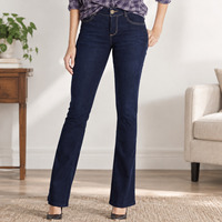 Jeans skinny en denim pour femme, délavage foncé, longueur complète, style décontracté, taille mi-haute, en coton et élasthanne, pantalon basique, vente en gros, approvisionnement en vrac