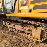 Vente promotionnelle sur le marché bolivien : Excavatrice d'occasion CAT320D, d'origine japonaise, 20 tonnes, avec des performances parfaites