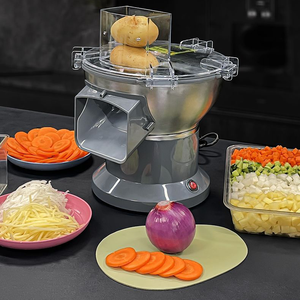 Commercial Electric Vegetable Slicer Green <strong>Onion</strong> Cutter Machine for Fruit Dragon Fruit/Mango/Strawberry/Vegetable - Product Image 5