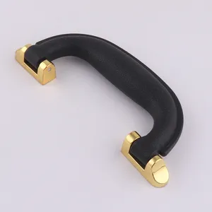 Black Plastic Luggage Suitcase Handle For Wooden Jewelry Box
