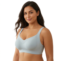 Soutien-gorge Confort Femme Sans Armature à Couvrance Totale, Effet Push-up, Soutien Latéral, Lissage du Dos, Fermeture à Trois Rangées de Crochets – Vente en Gros OEM ODM