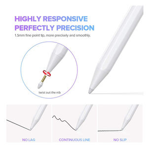 2025 nouveau stylet Rechargeable sans fil <span class=keywords><strong>avec</strong></span> écran <span class=keywords><strong>Ipad</strong></span> stylet de puissance restante <span class=keywords><strong>Ipad</strong></span> <span class=keywords><strong>avec</strong></span> Logo stylos personnalisés crayon Apple - Product Image 6