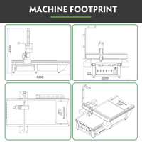 BCAMCNC CNC Routeur Machine pour Aluminium 3 Axes CNC Routeur Bois Machine Cnc Routeur Système