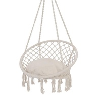 NOUVEAU Fauteuil suspendu en métal moderne, type hamac, pour usage extérieur et intérieur, parc, salon, cour - Taille extra-large, capacité 300 LBS