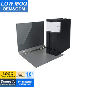 <span class=keywords><strong>Classeurs</strong></span> à <span class=keywords><strong>4</strong></span> <span class=keywords><strong>anneaux</strong></span> personnalisables avec pochettes format Lettre, papeterie de bureau en plastique avec logo personnalisé, motif A4 - Product Image 1