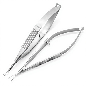 Professional Stainless Steel eye brow trimmering Curved Blade Pointed Tip Wide Jaw Opening For eye brow setting Use - Product Image 5