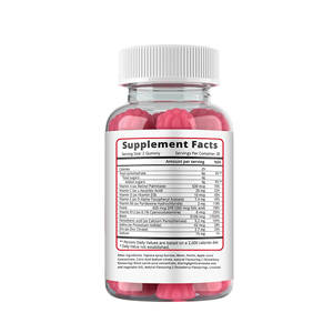 Folate & Inositol çilek lezzet Boost ile özel markalı biyotin Multivitamins Gummies kolajen üretimi çiğnenebilir sakızlı - Product Image 2