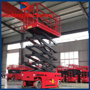 36 kaki <span class=keywords><strong>12</strong></span> meter buatan Cina mirip dengan Genie JLG Skyjack haulot hidrolik elektrik gunting self-propelling gunting angkat - Product Image 2