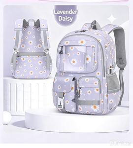 ashion Printed 3-in-1 <b>Backpack</b> Set for Girls, Waterproof <b>Large</b> Capacity Student <b>School</b> Bag for <b>School</b> & Travel - Product Image 6