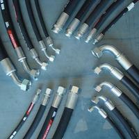 Vente en gros 1/4 ''-2'' Tuyau hydraulique en caoutchouc pour eau air
