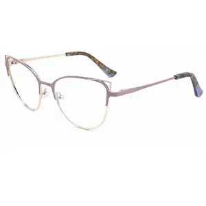 Hot Sale Ladies Ultralight Optical Glasses Frames Cat Eye Eyewear Anti Blue Light Glasses For Women
