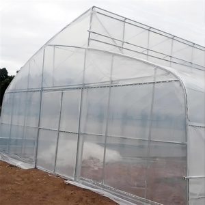 Tùy chỉnh nông nghiệp nhiệt đới phát triển nhà kính rau màu xanh lá cây nhà cao đường hầm răng cưa nhà kính để bán - Product Image 1