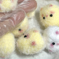 Nouvelle mode populaire : Jouet anti-stress en peluche poussin à presser, jouet rebondissant, petit jouet souple très vendu à l'international pour jeunes garçons et filles
